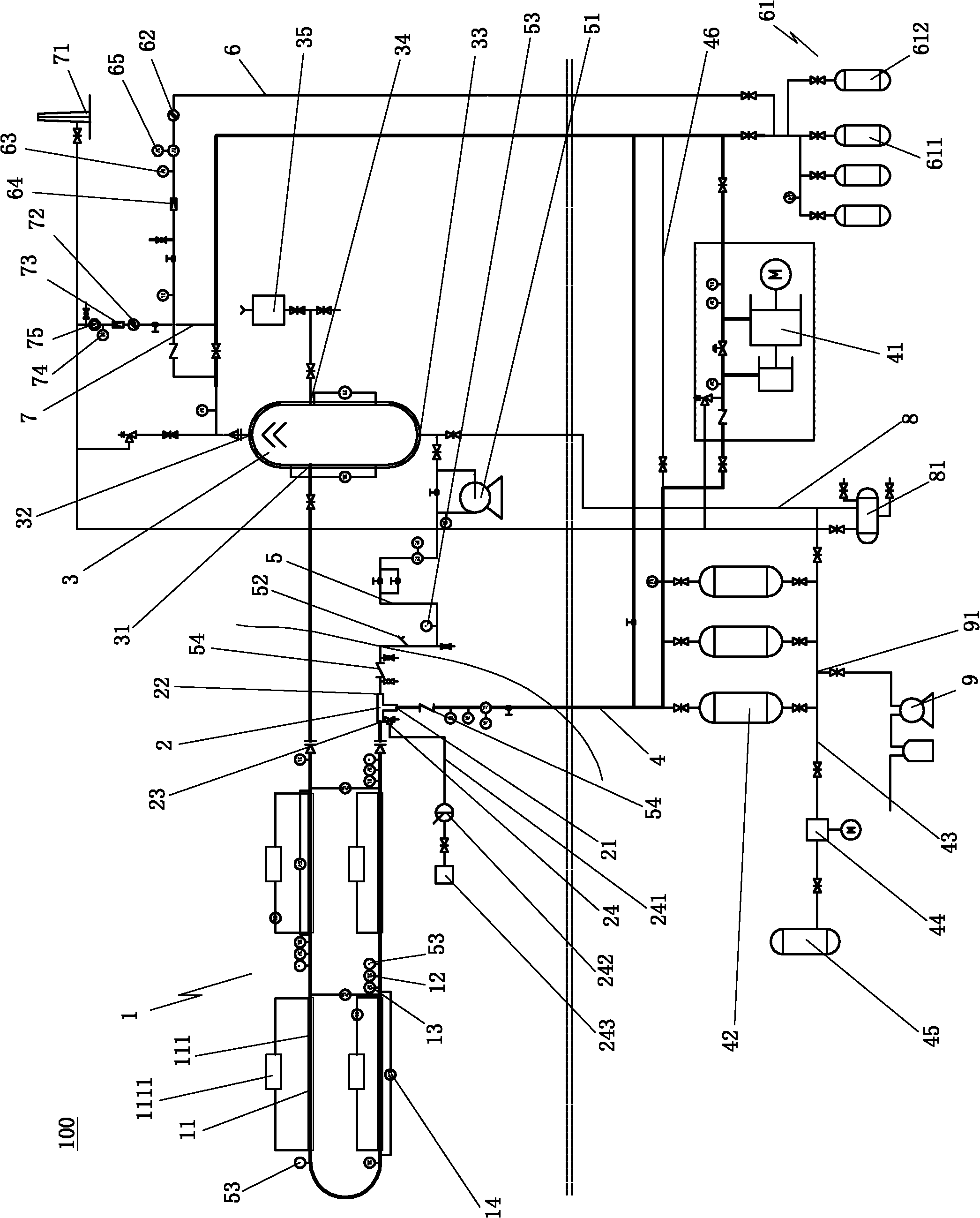 Wax deposition experimental device