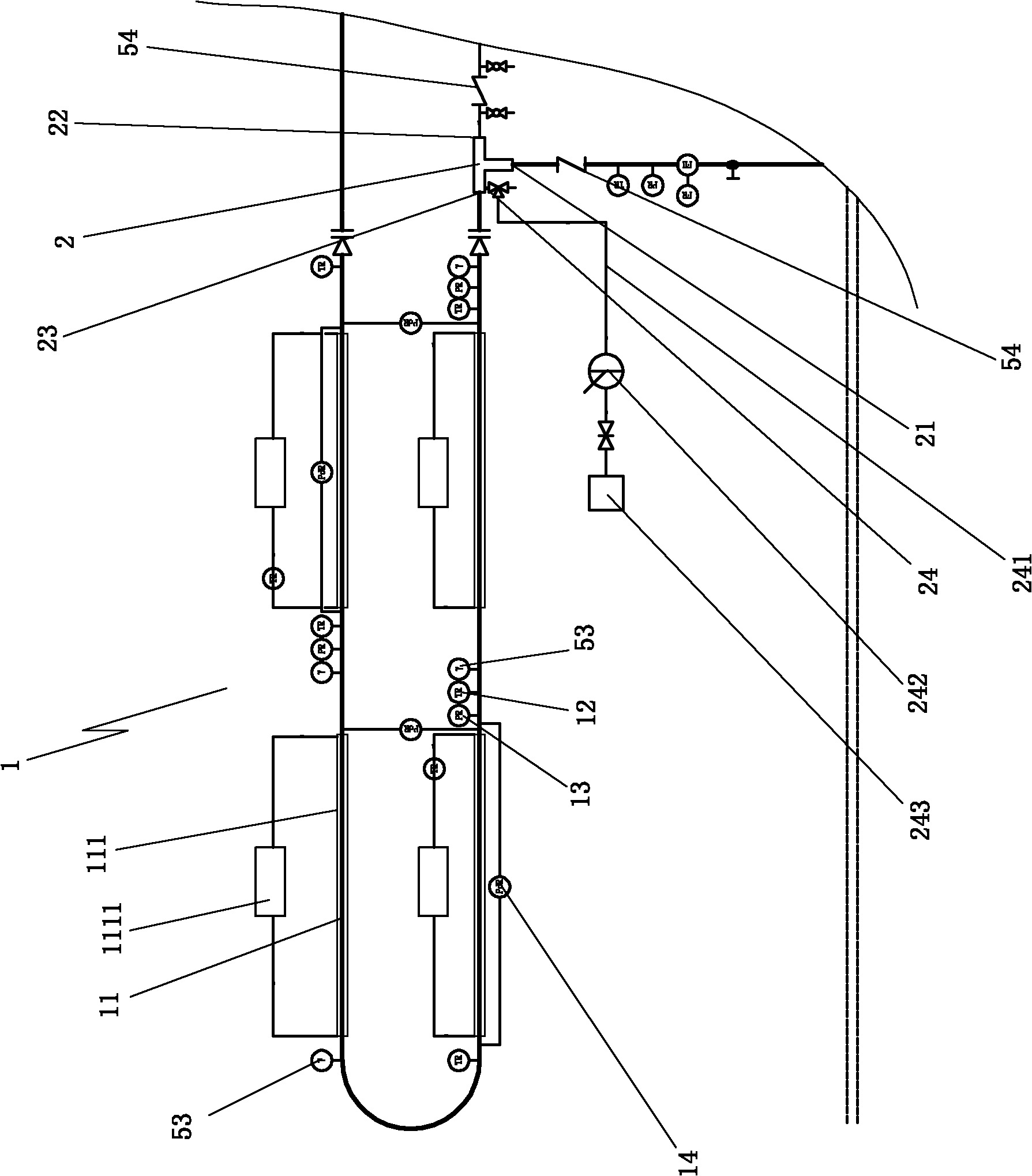 Wax deposition experimental device