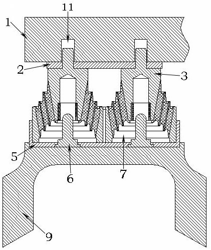 Adjustment Method and Structure of Vertical Stiffness of Primary Suspension Device