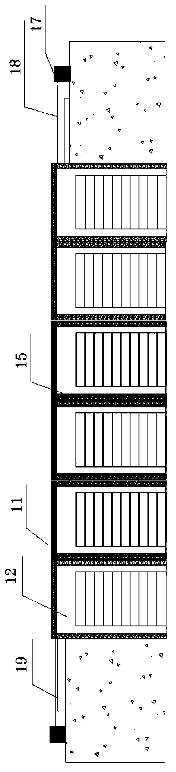 Slab burial pit with adjustable cooling speed