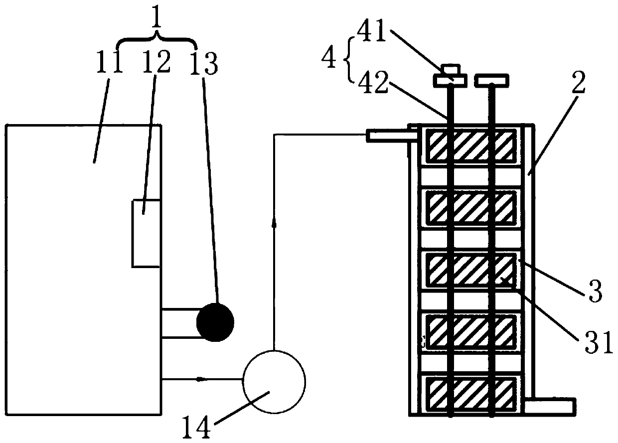 A vibrating anaerobic purification equipment