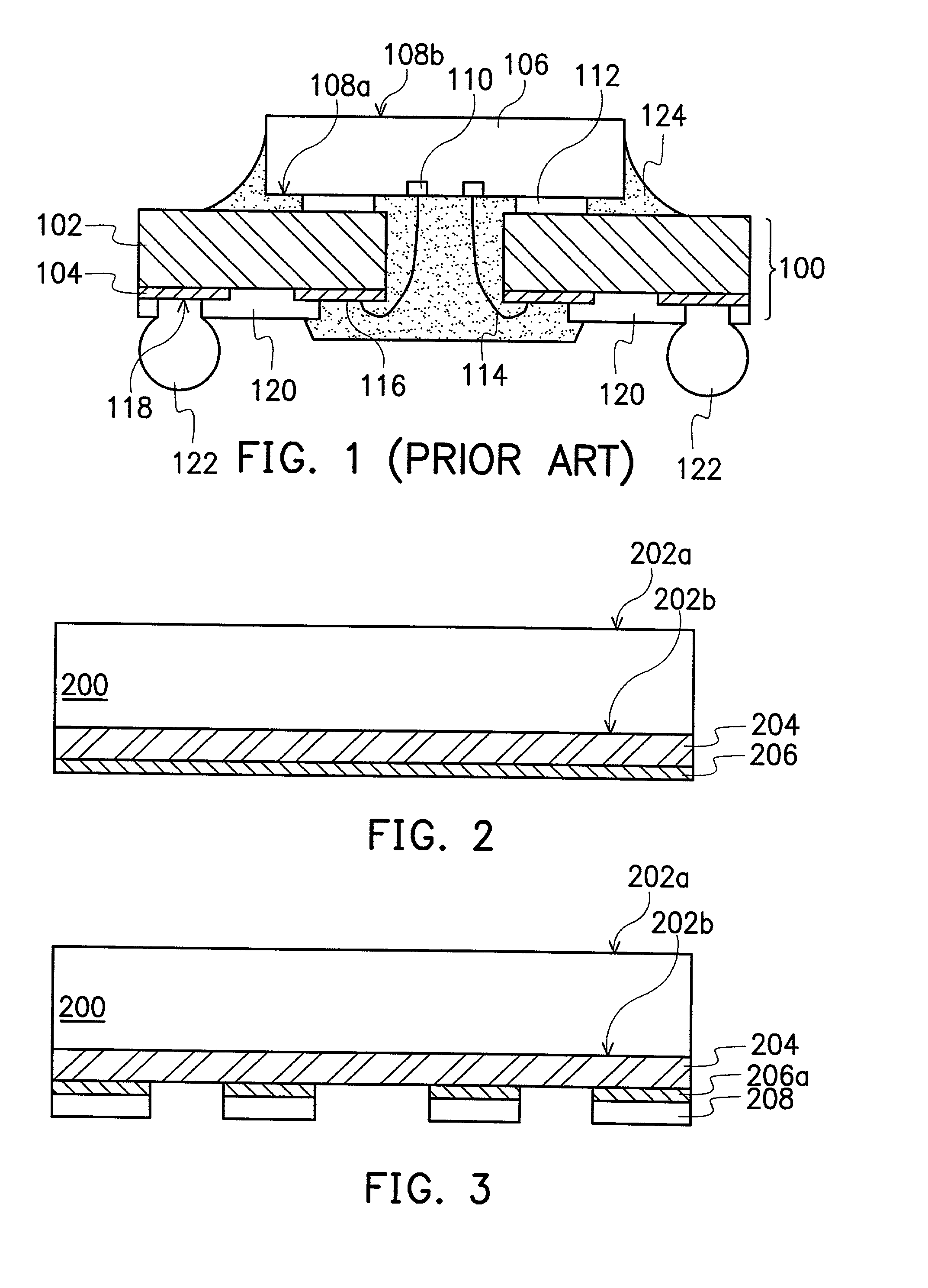 Ball grid array package and a packaging process for same