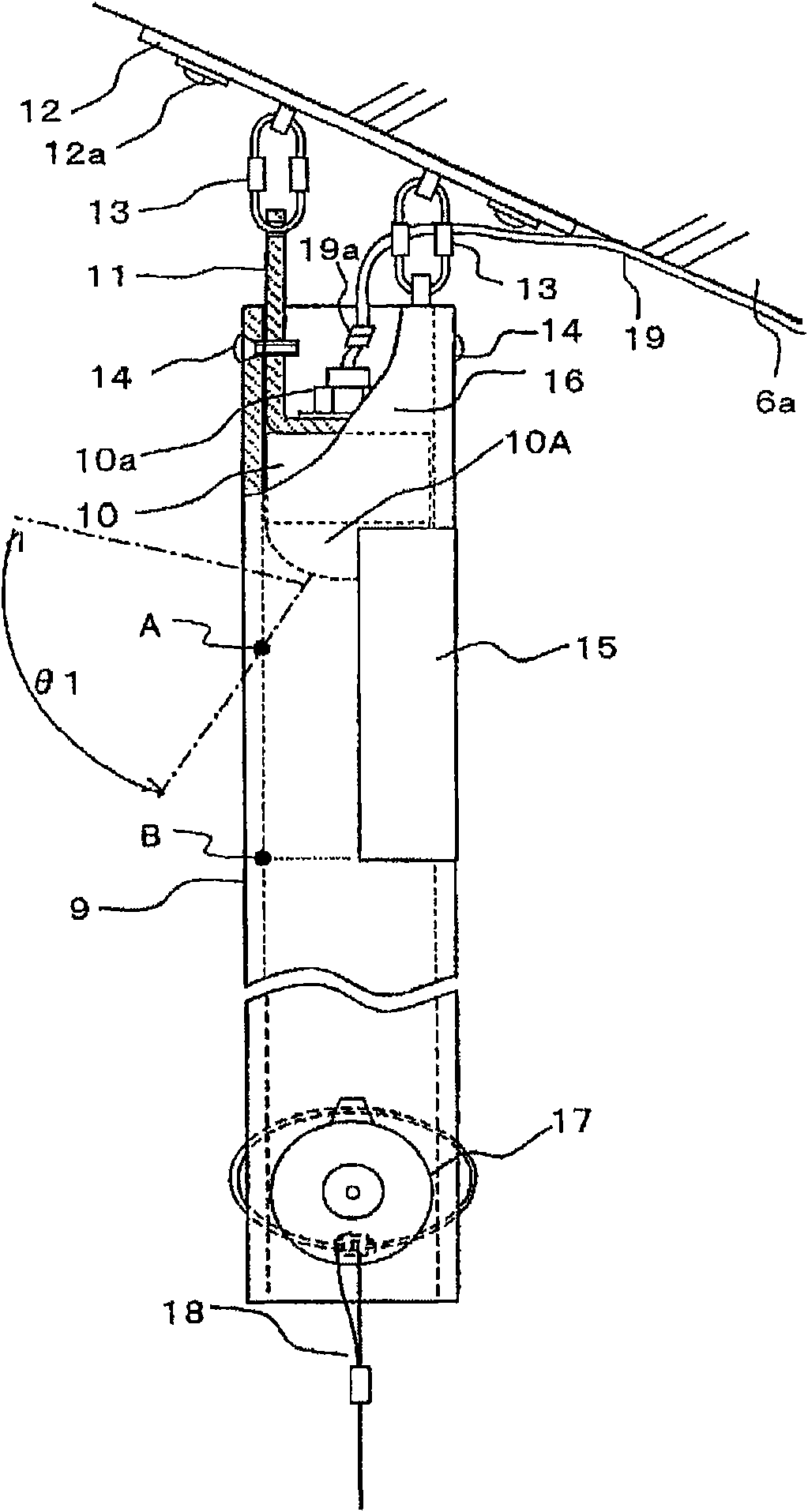 Monitoring device of escalator