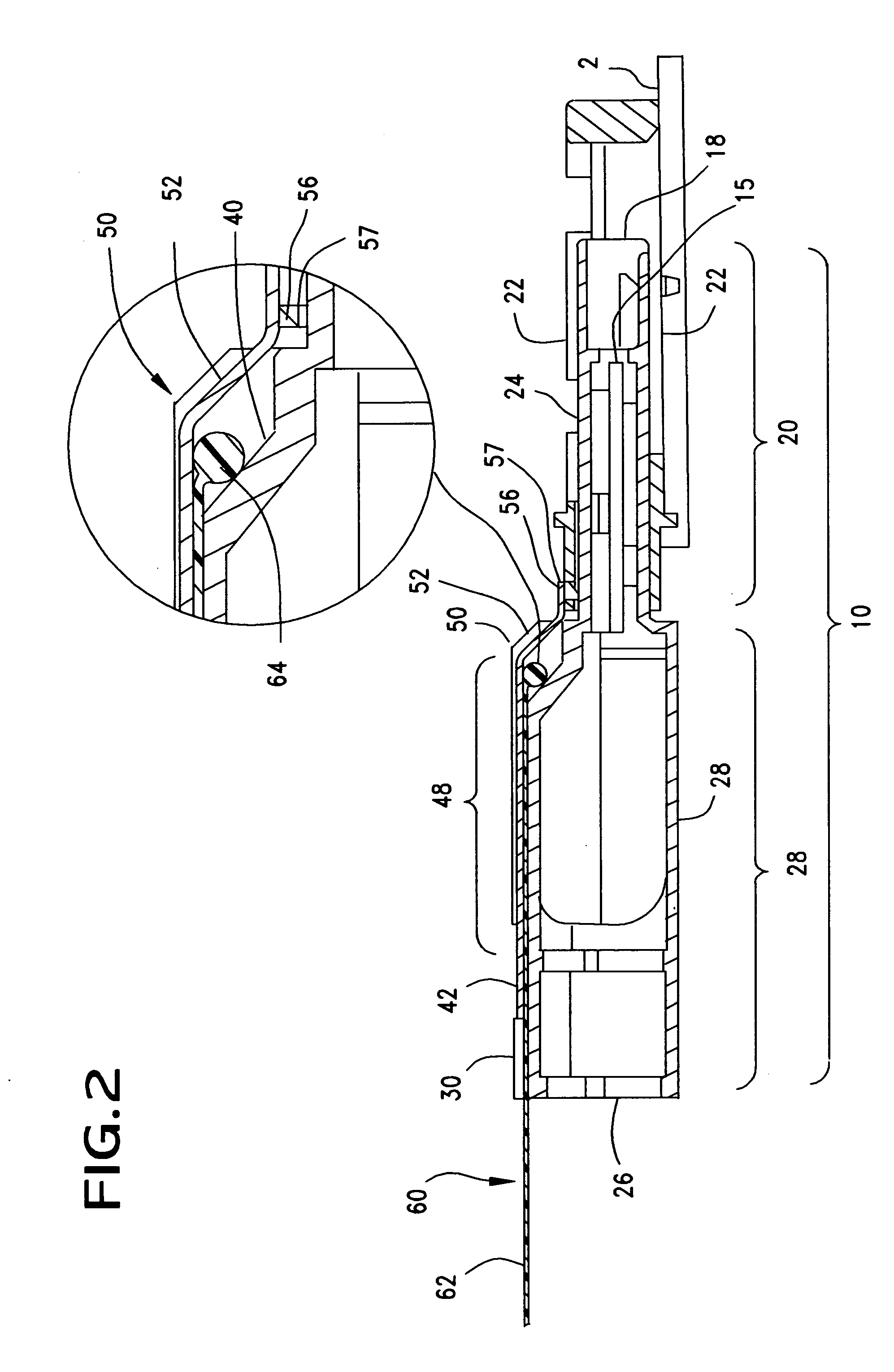 Low profile latching connector