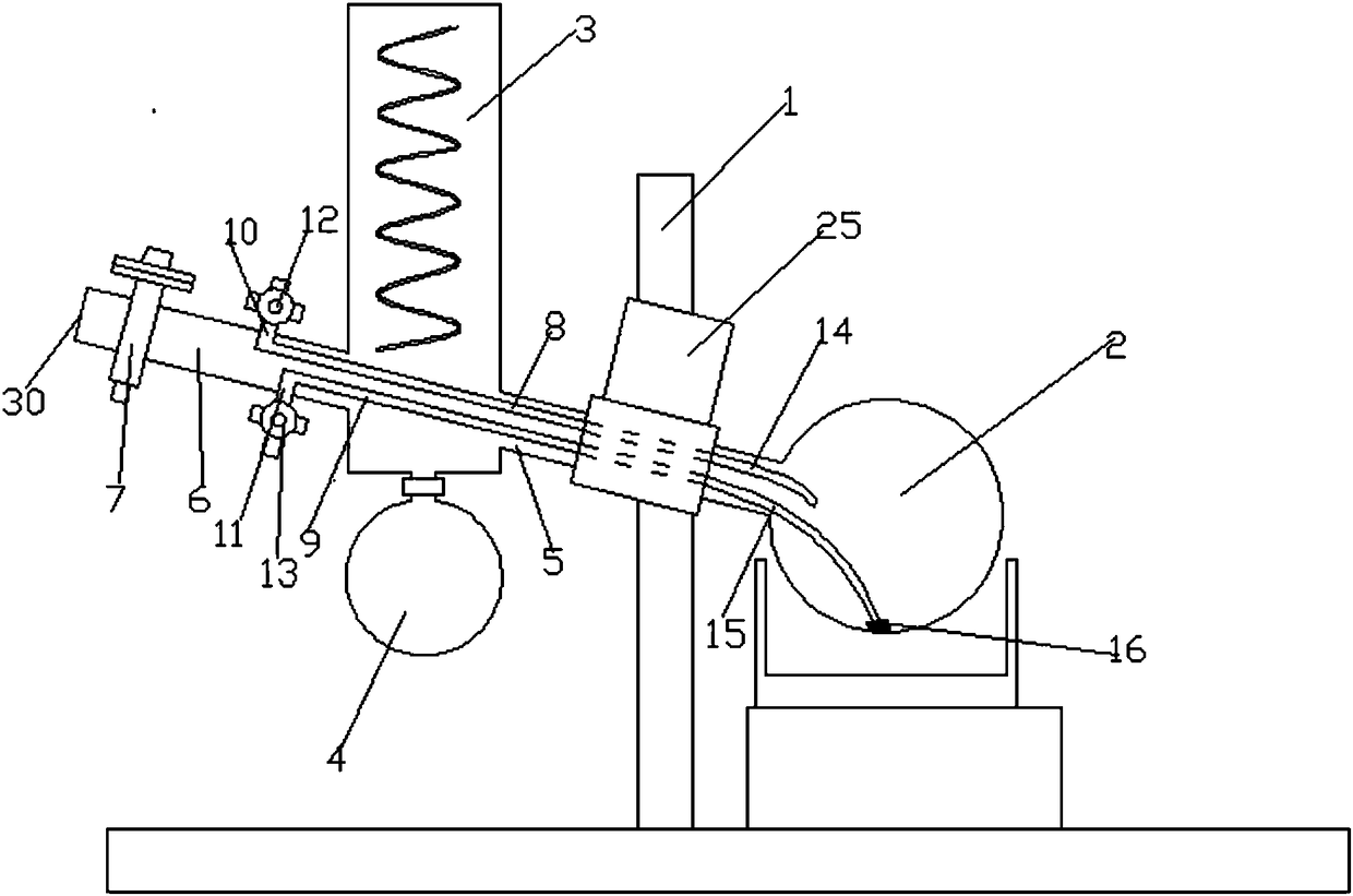 Rotary evaporator capable of automatically controlling continuous feeding and discharging