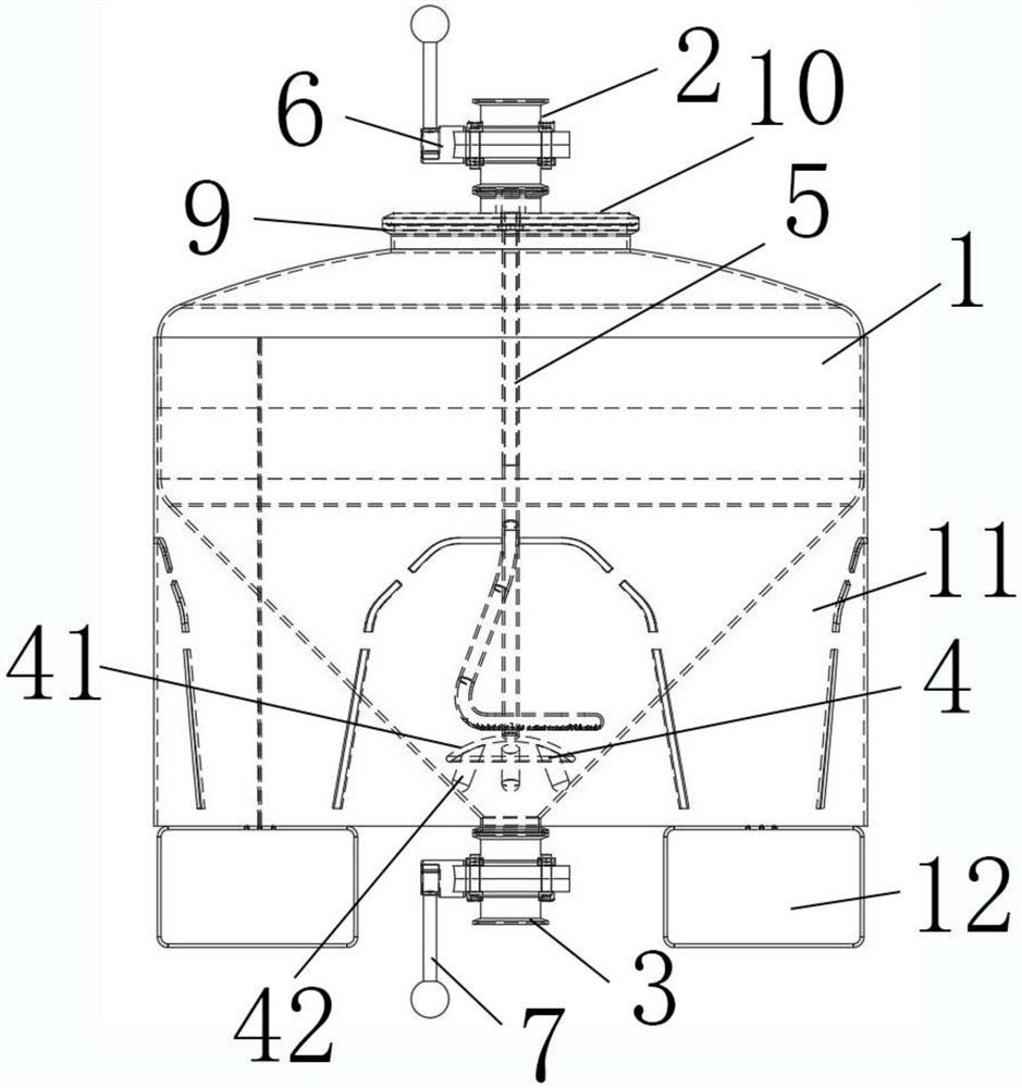 3D printing powder transfer device, 3D printer and using method