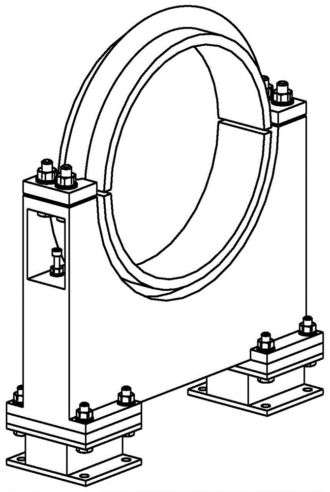 Vibration absorption and isolation integrated pipeline support