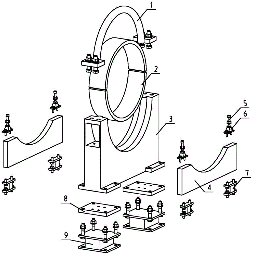 Vibration absorption and isolation integrated pipeline support