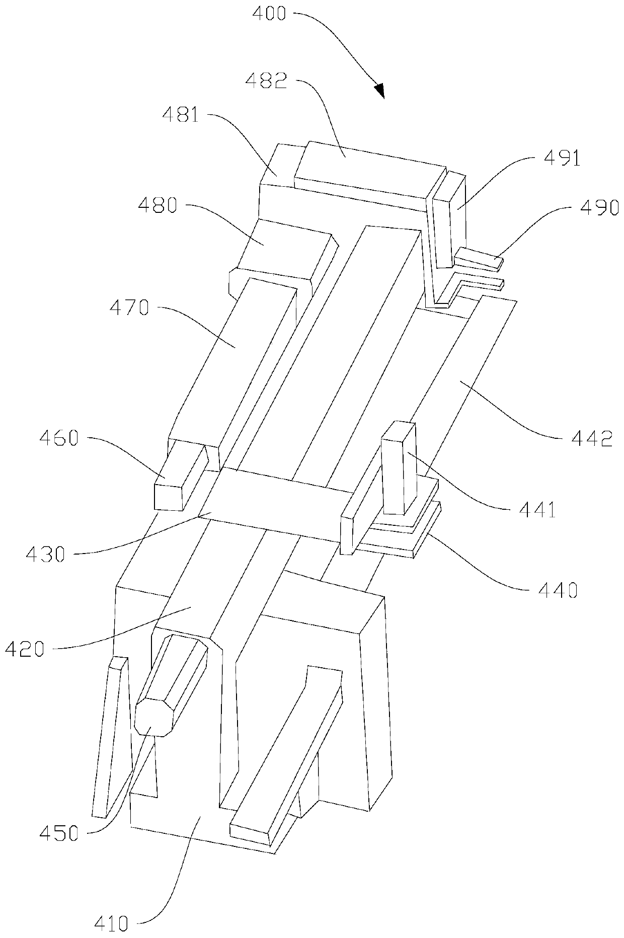 Automatic ribbon pasting device