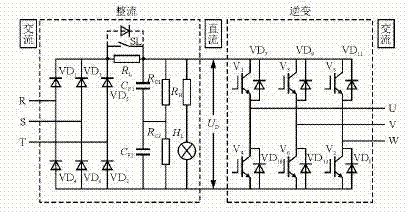 Medium-voltage frequency conversion system used for shale gas extraction