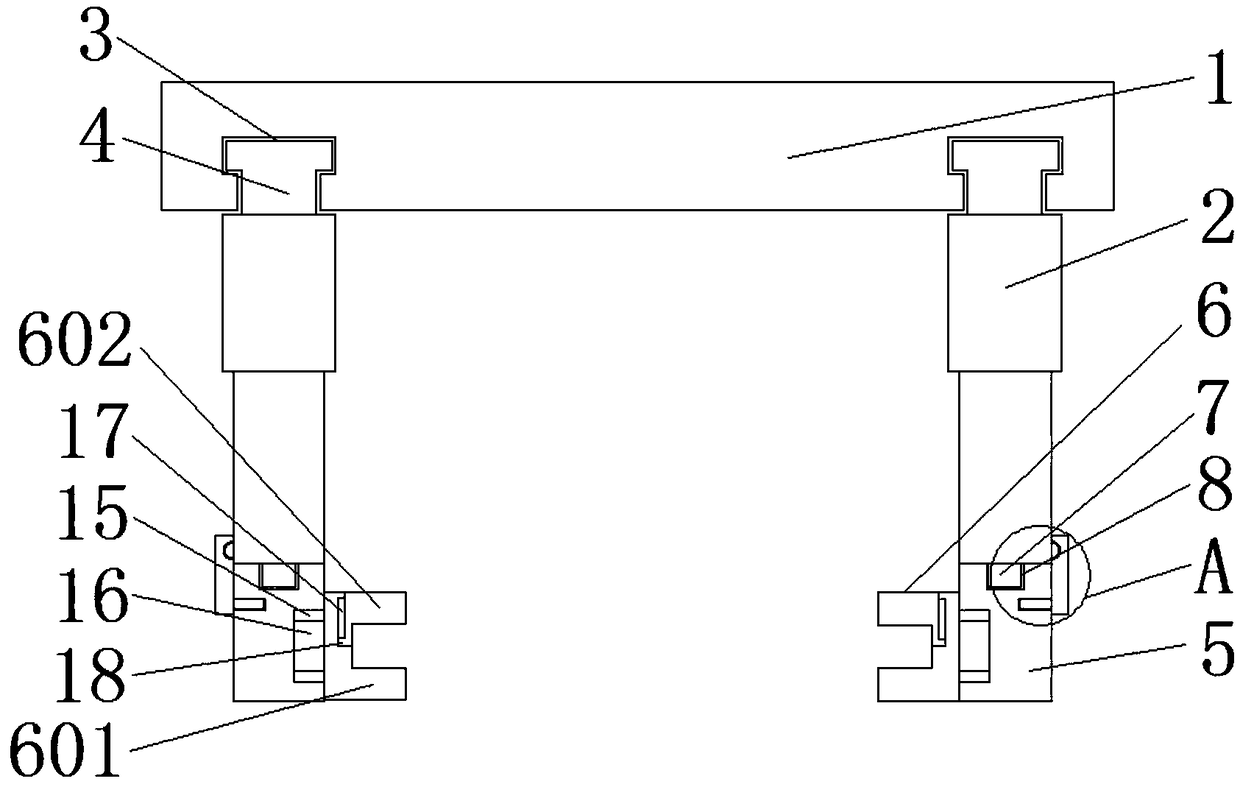 Plate processing hoisting device