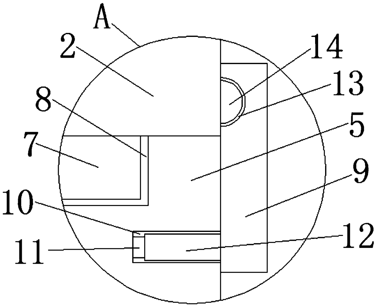 Plate processing hoisting device