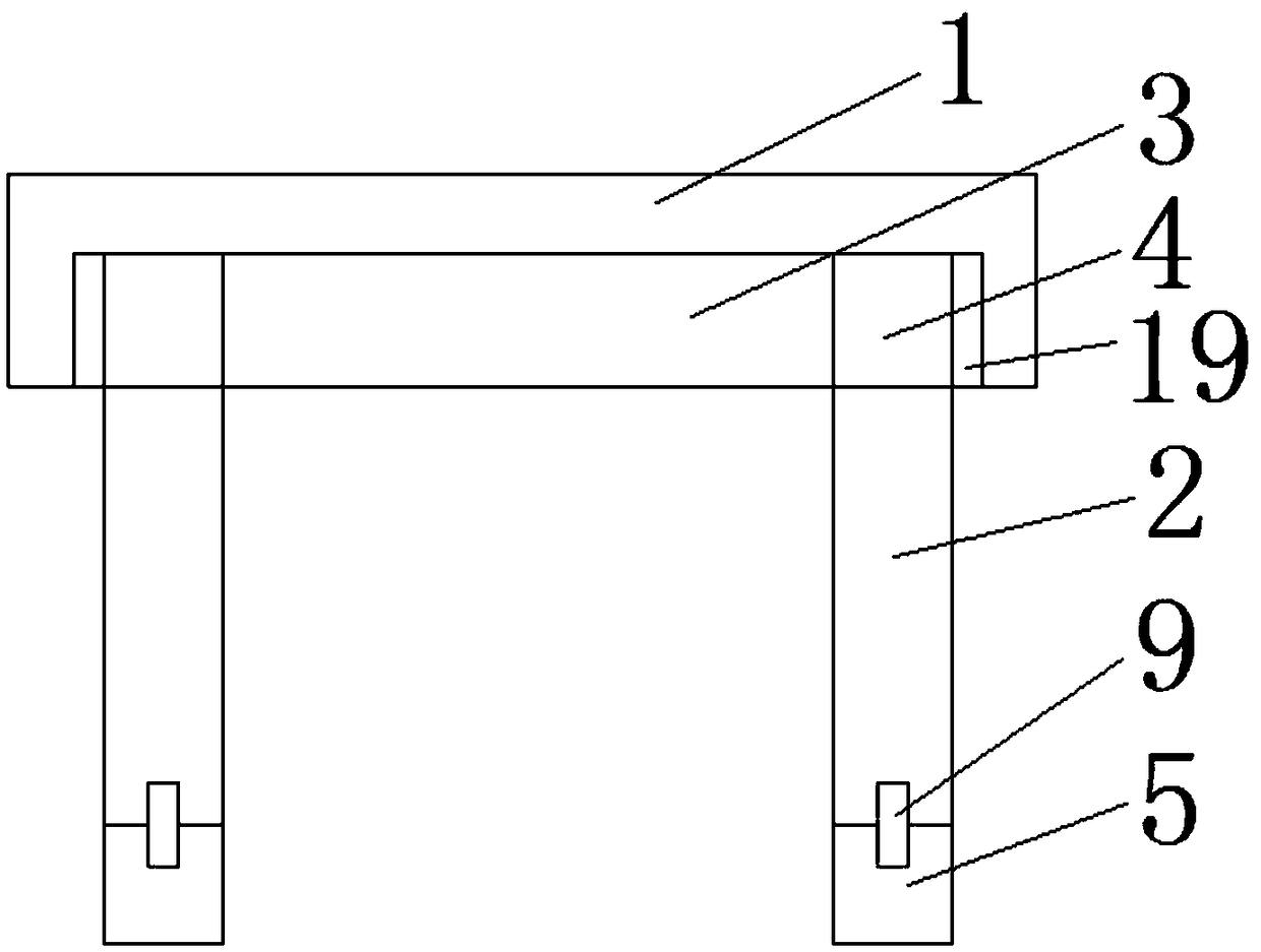 Plate processing hoisting device