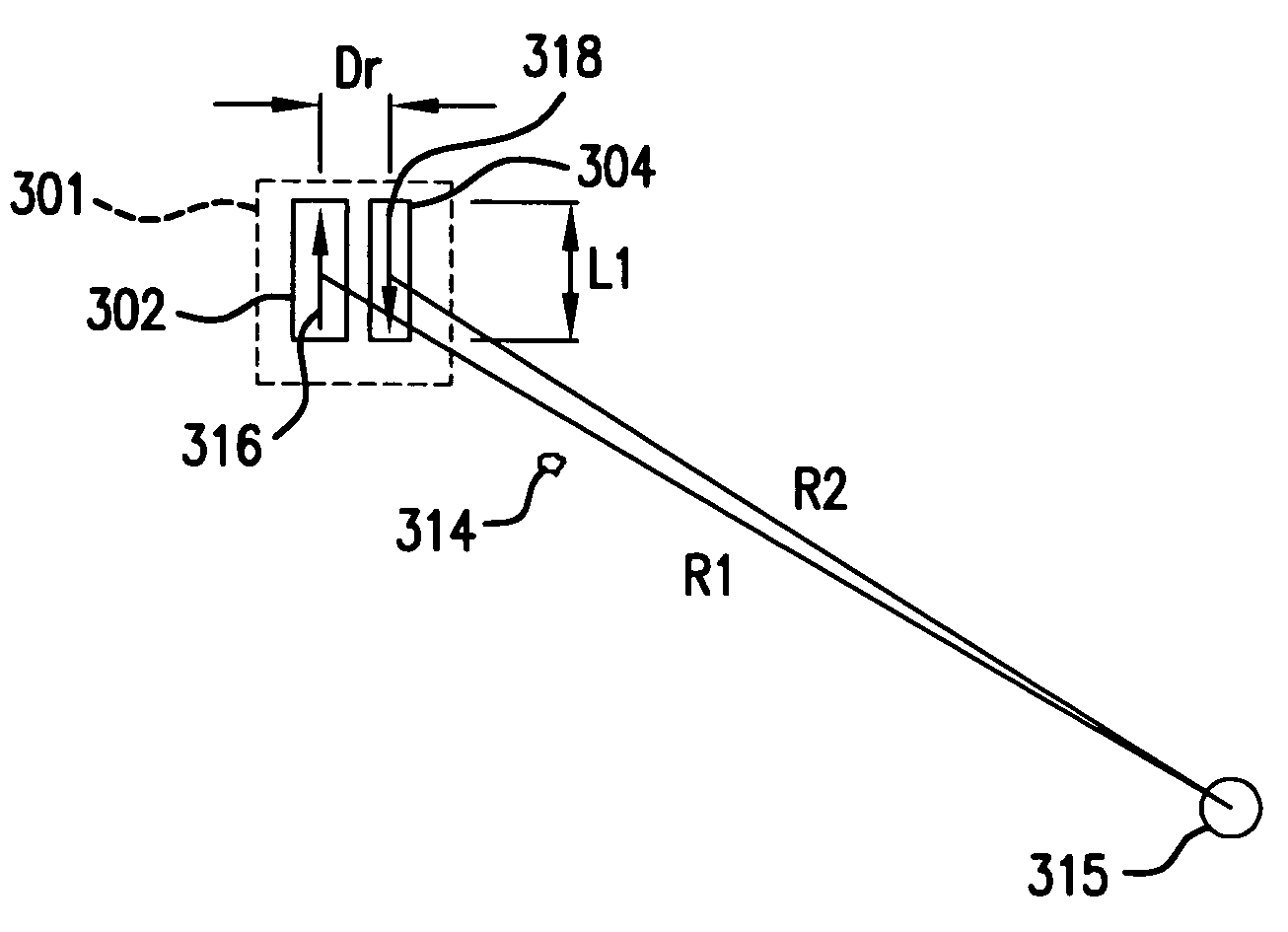 EAS and RFID systems incorporating field canceling core antennas