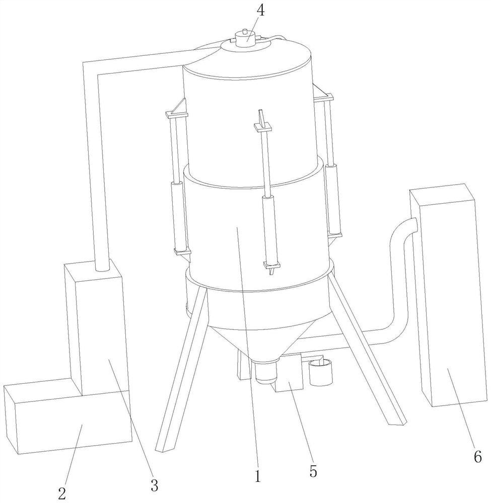 Spray drying method for preparing modified light calcium carbonate