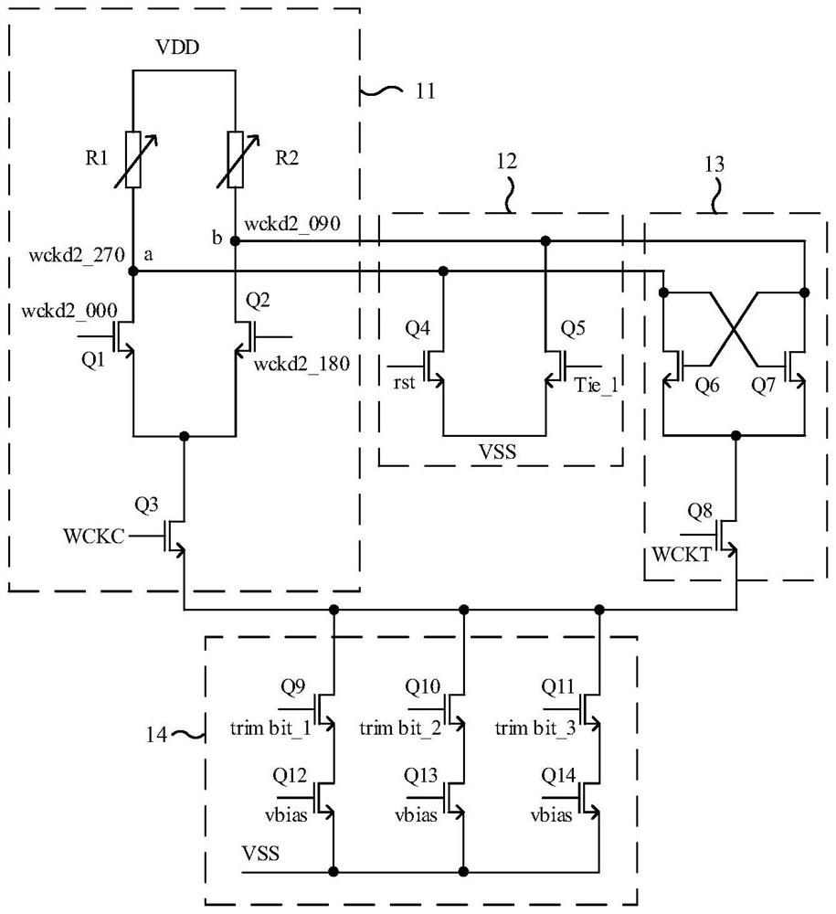 Analog frequency divider