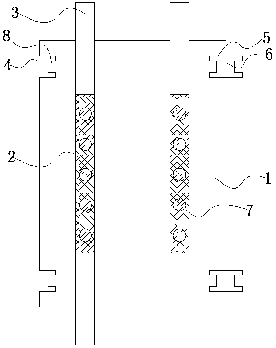 Efficient mounting structure of decorating plate