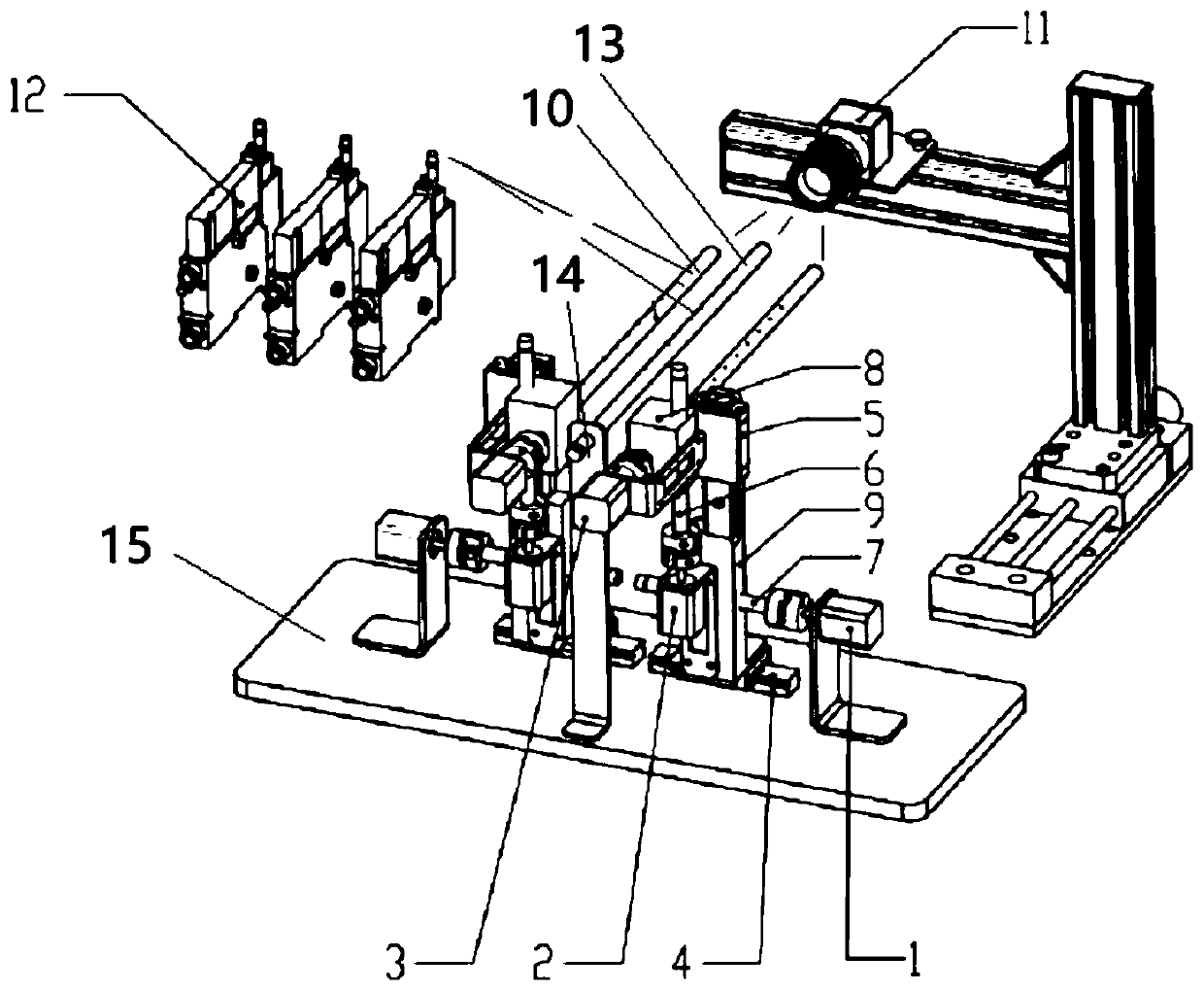 Thin film form control device based on visual camera shooting detection technology