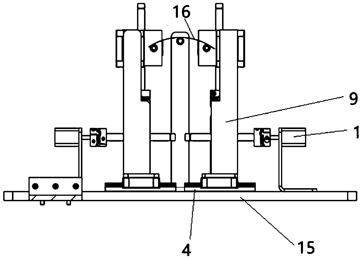 Thin film form control device based on visual camera shooting detection technology