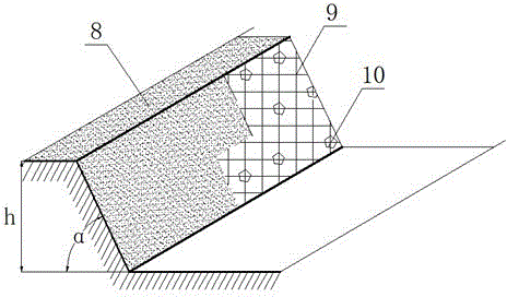 Dynamic reclamation method for open pit mine stope