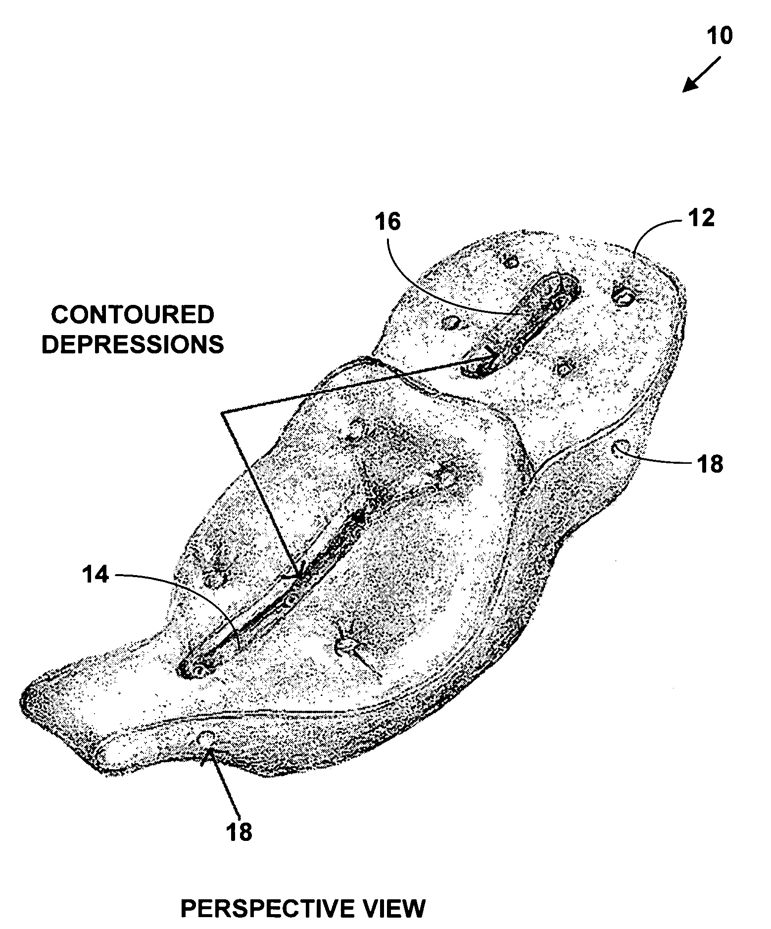 Contour motorcycle seat