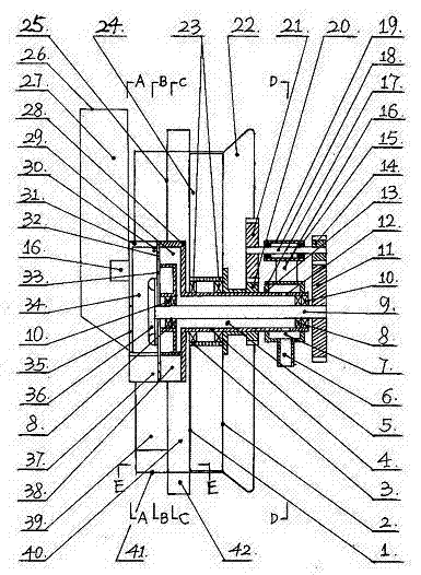 Suction type precision seed bunch planting device