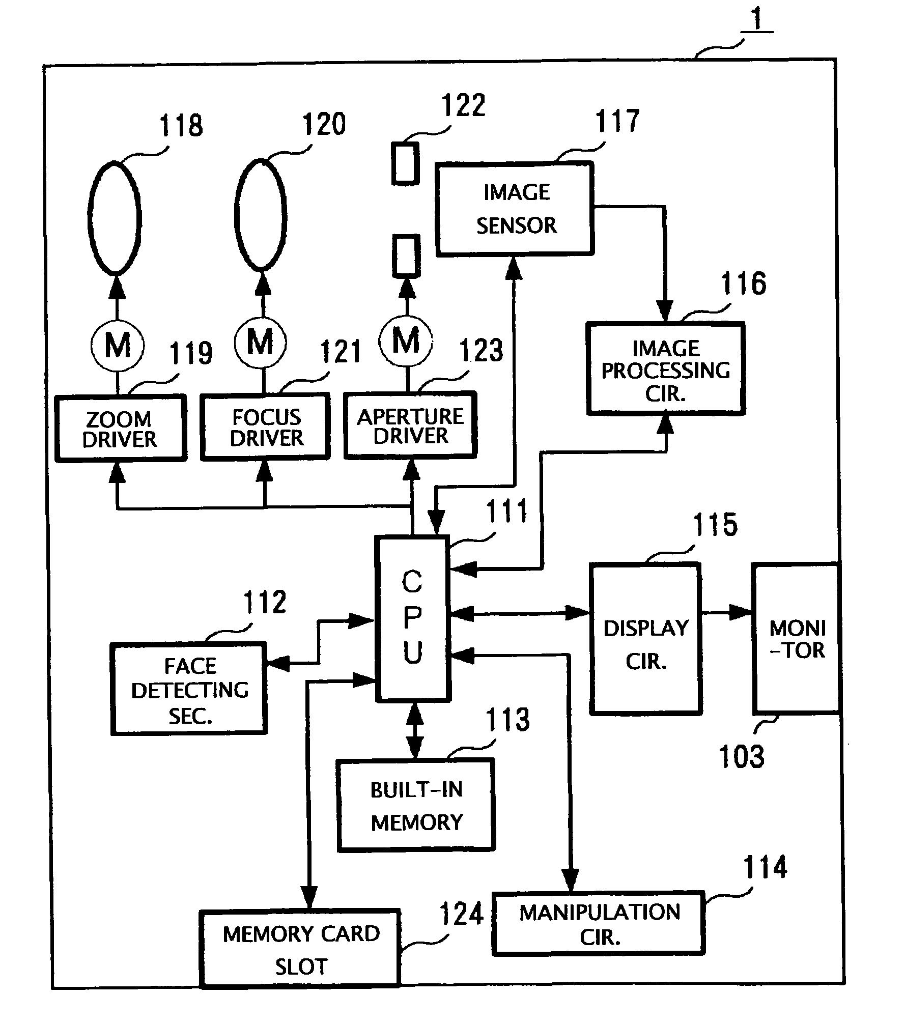 Electronic camera