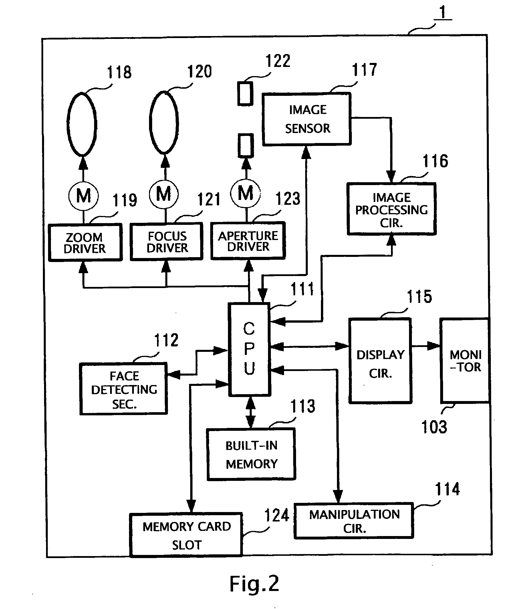 Electronic camera