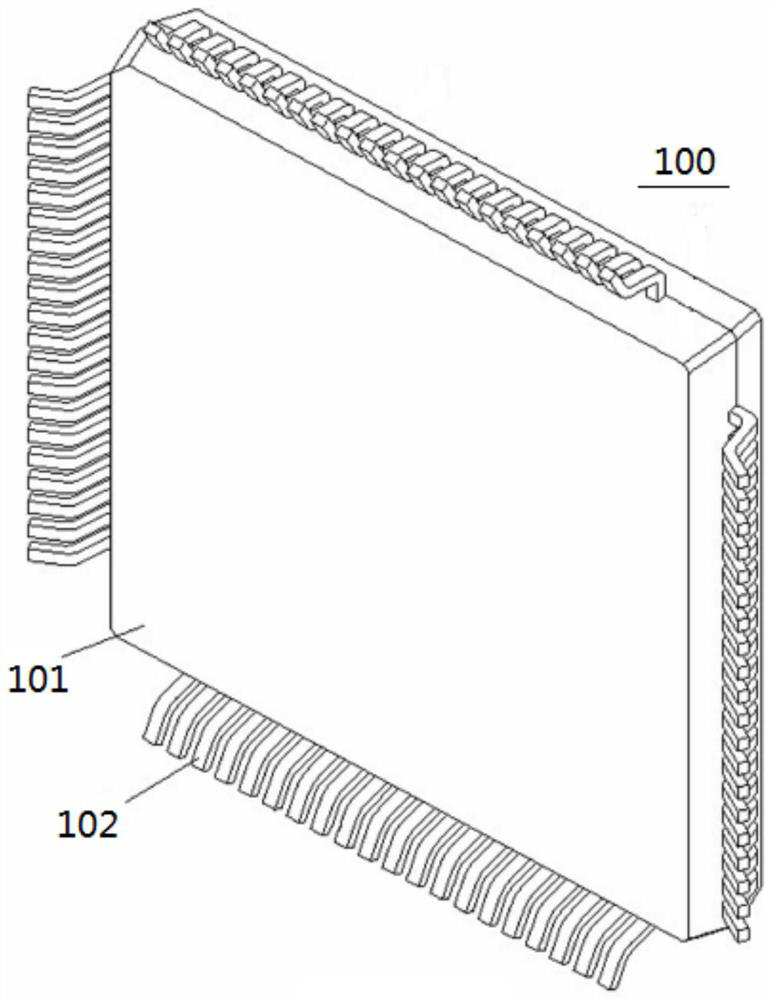 Antistatic test machine for charging device model and test board applied to antistatic test machine