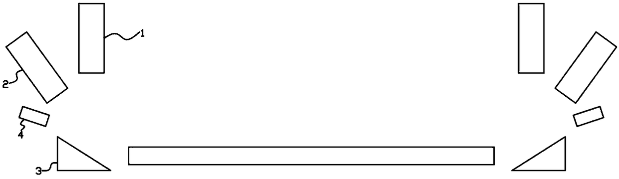 Burr detection device and method for pole piece of lithium battery