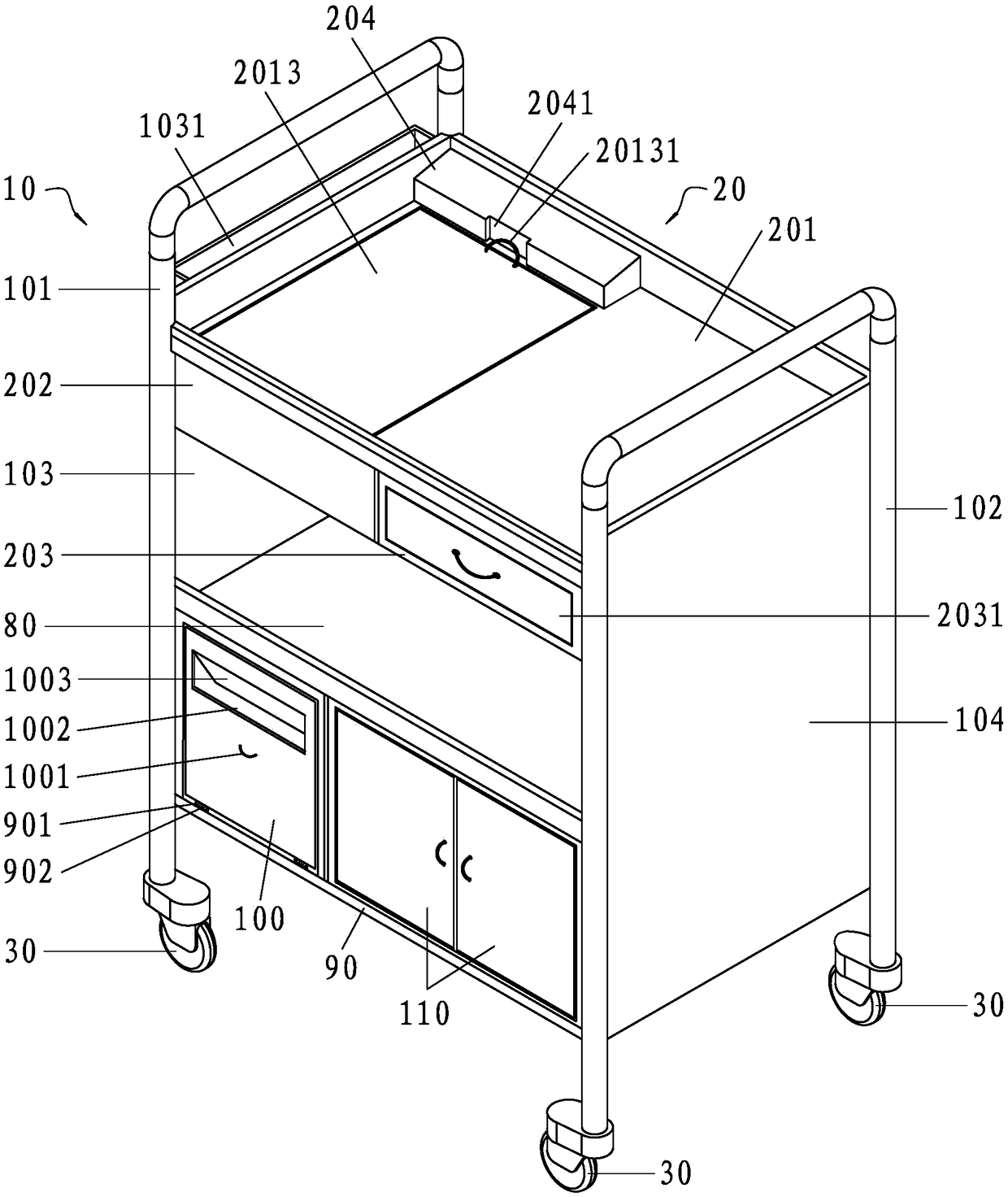 Insulin Pen Storage Therapy Cart