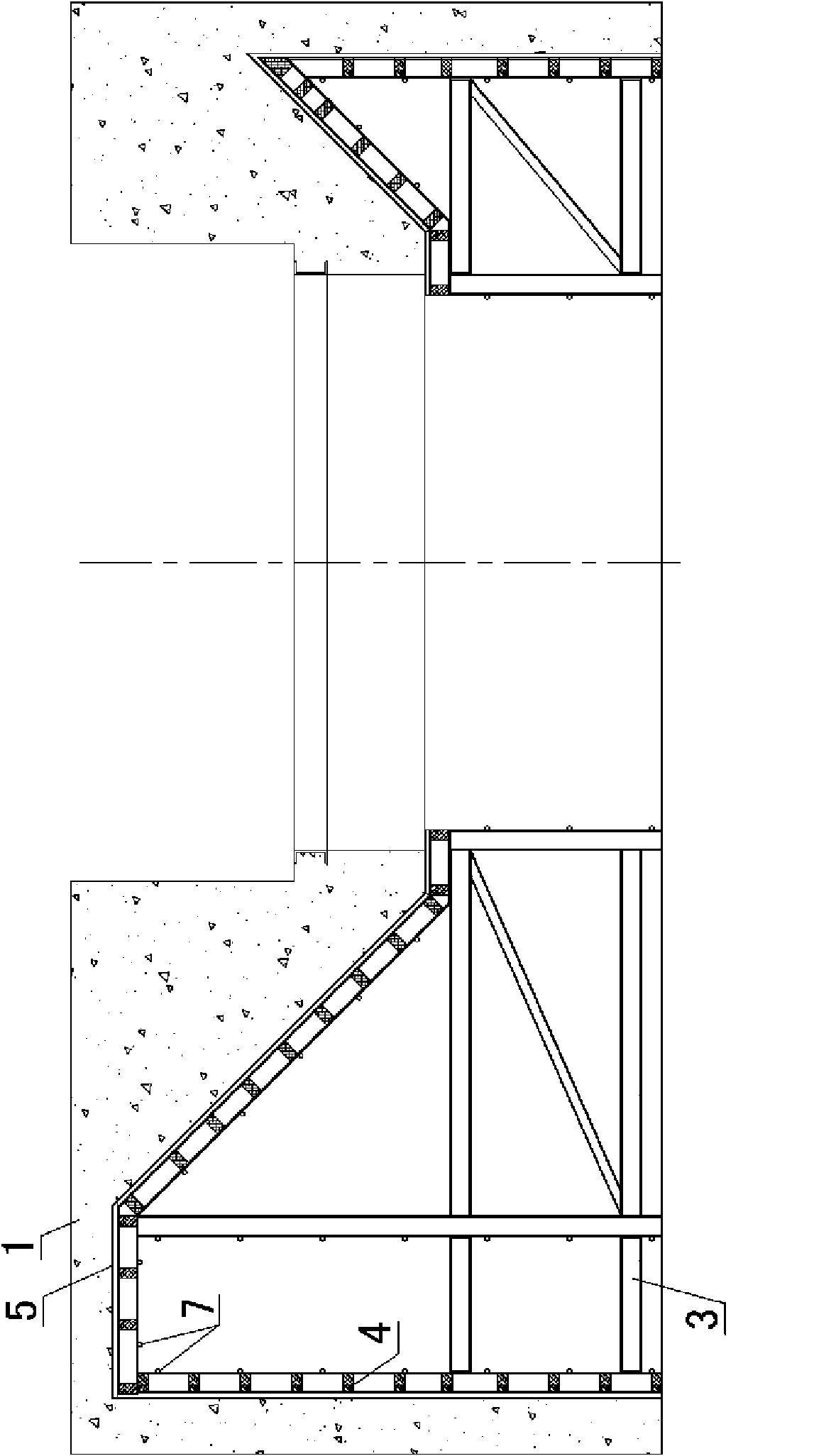 Prefabricated reinforced concrete volute template and construction method thereof