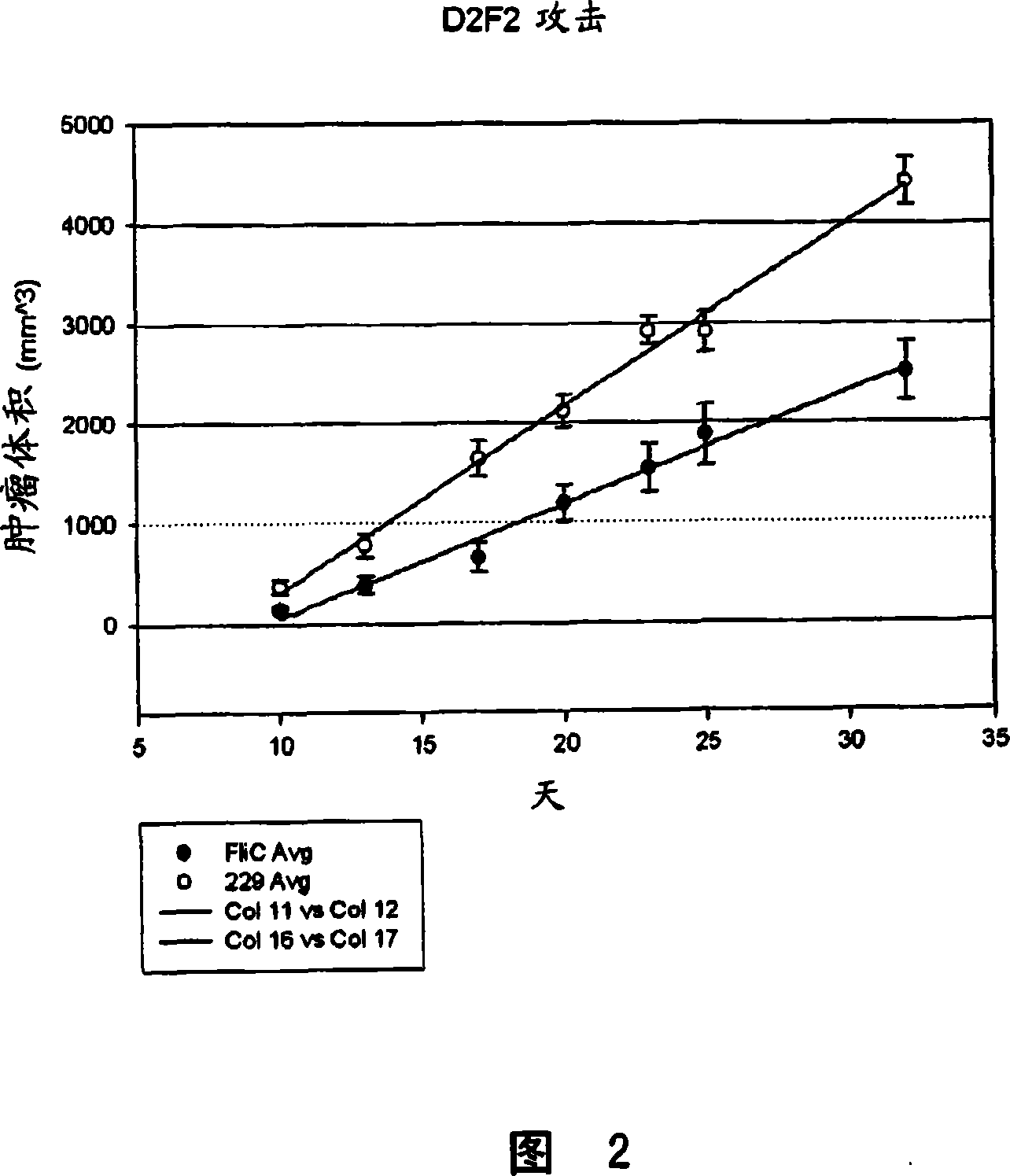 Use of flagellin in tumor immunotherapy