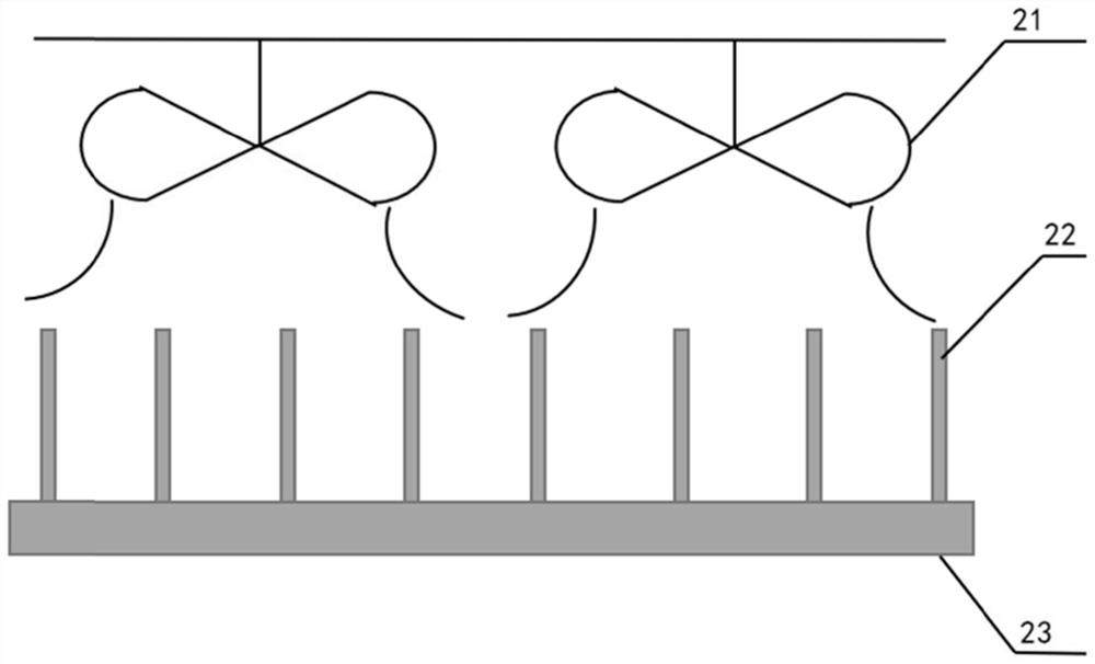 Compact type dry ice air cooling laser heat dissipation system and method