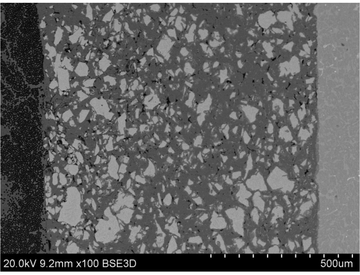 Method for laser-induced self-propagating connection between carbon fiber reinforced aluminum-based composite and metal