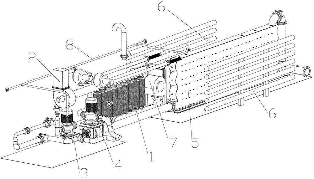 Intelligent control device of heat exchanging system and control method thereof