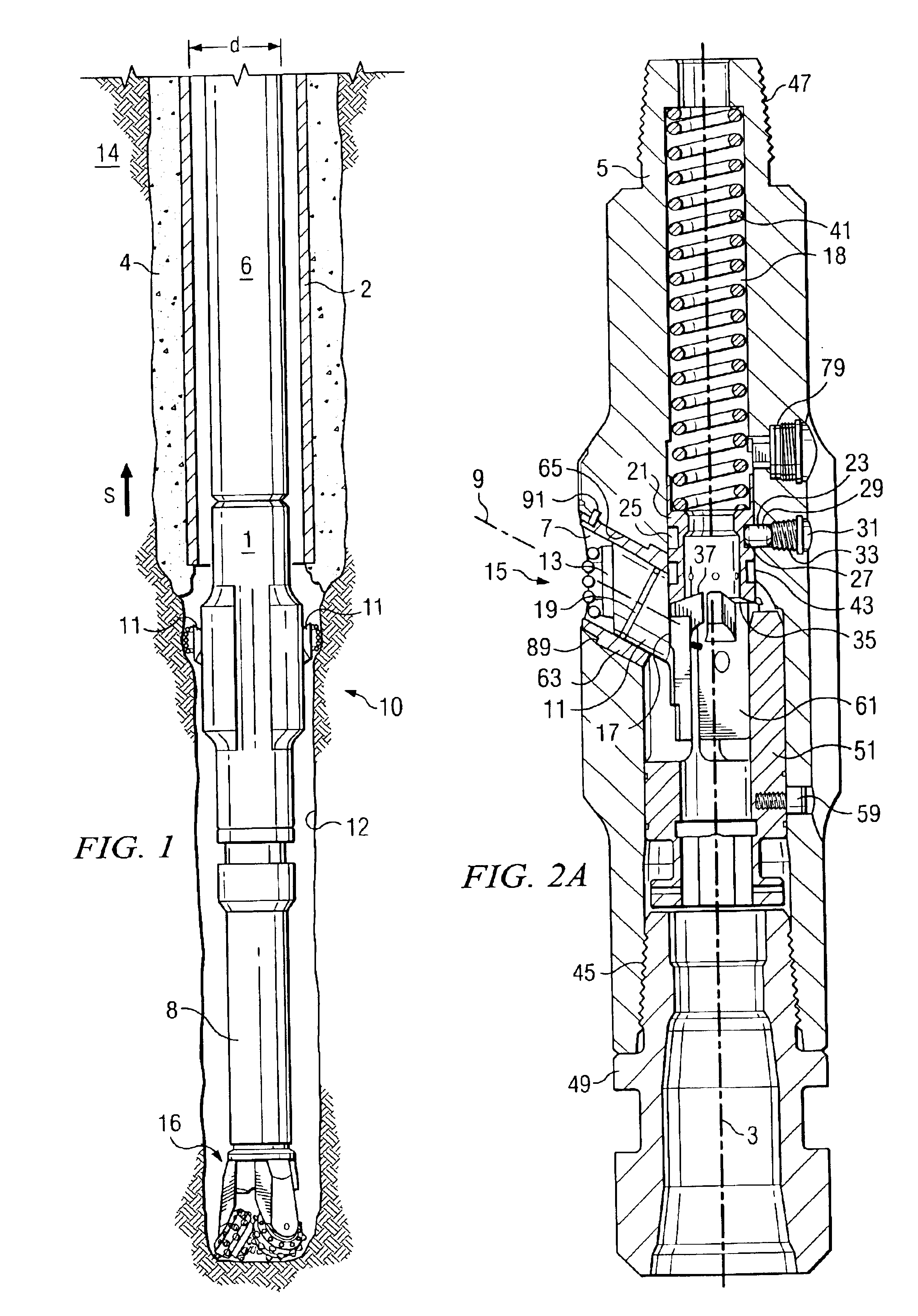 Bore hole underreamer having extendible cutting arms