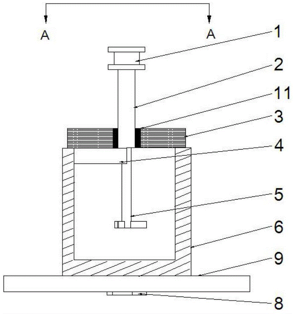 Paint stirring device