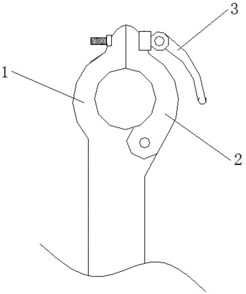 Buckle structure for installing rear rack of bicycle