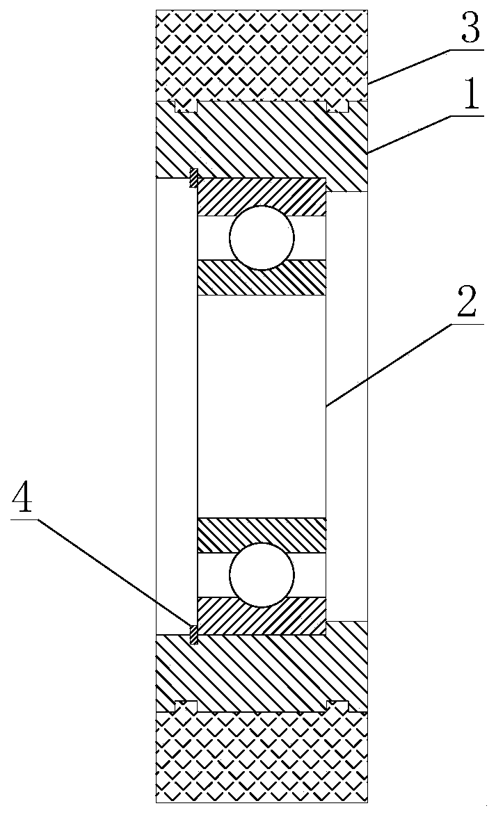 Anti-aging escalator roller