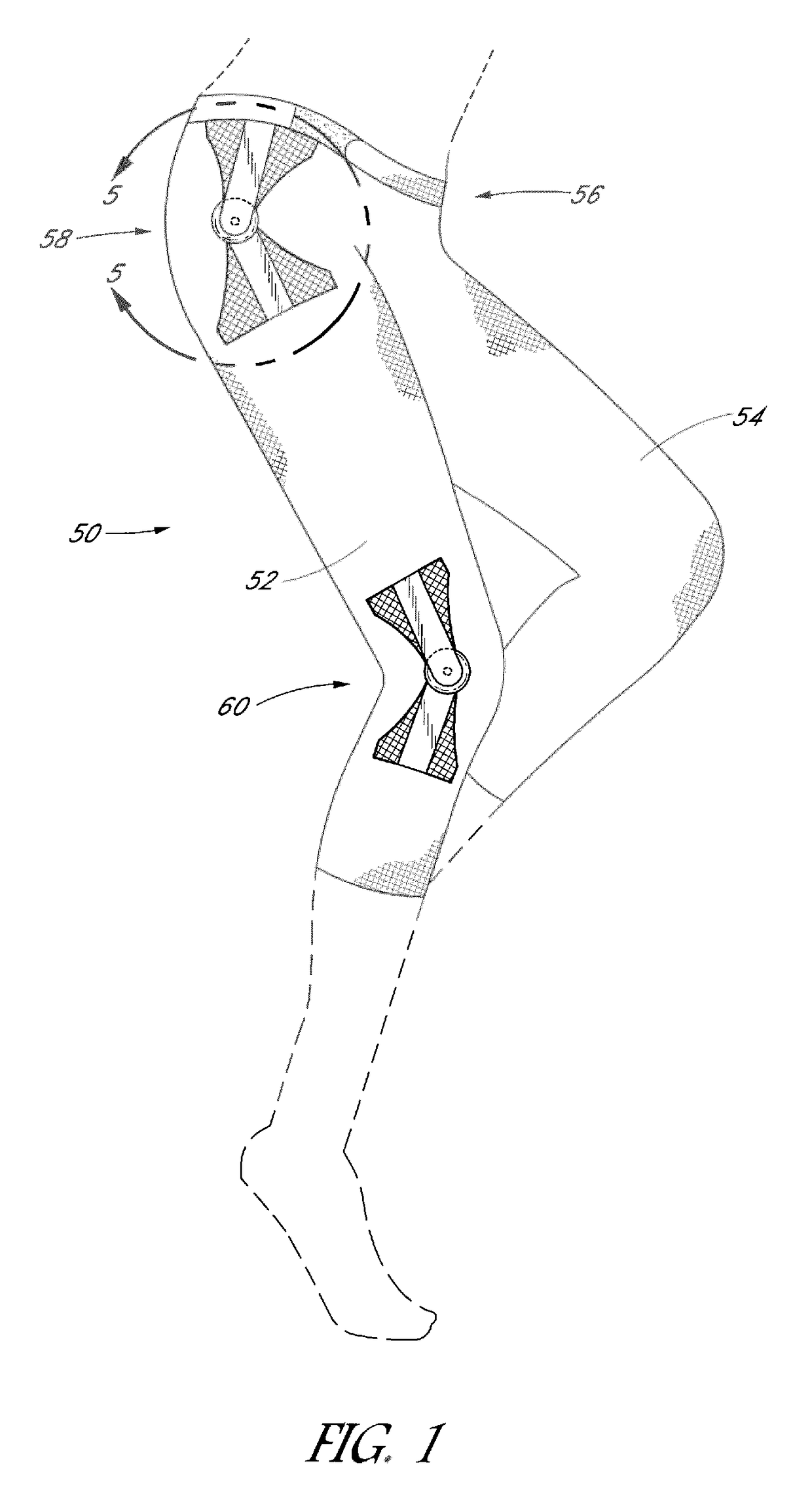 Wearable resistance garment with power measurement