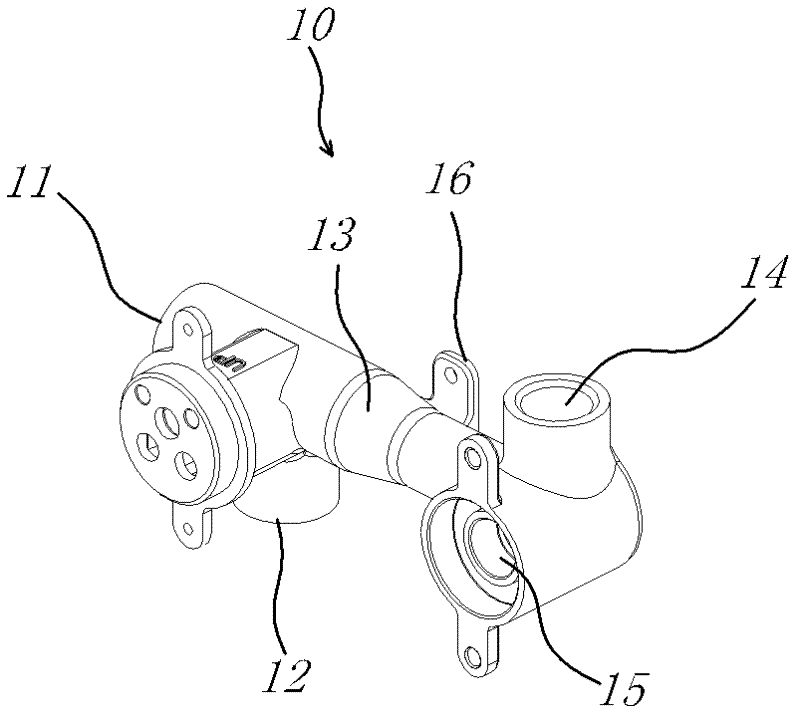 Wall-buried faucet with sprinkler socket