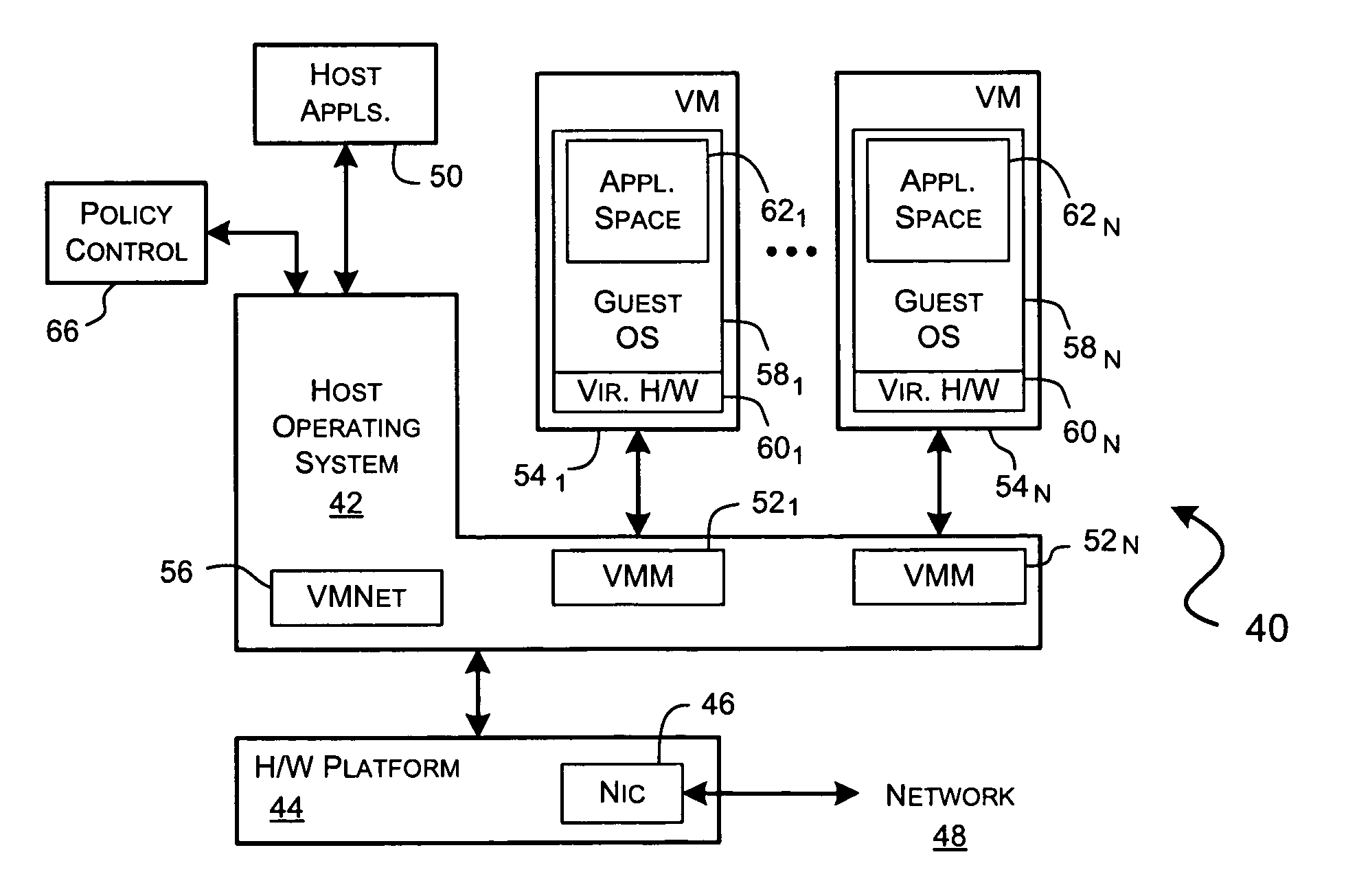 System and methods for implementing network traffic management for virtual and physical machines