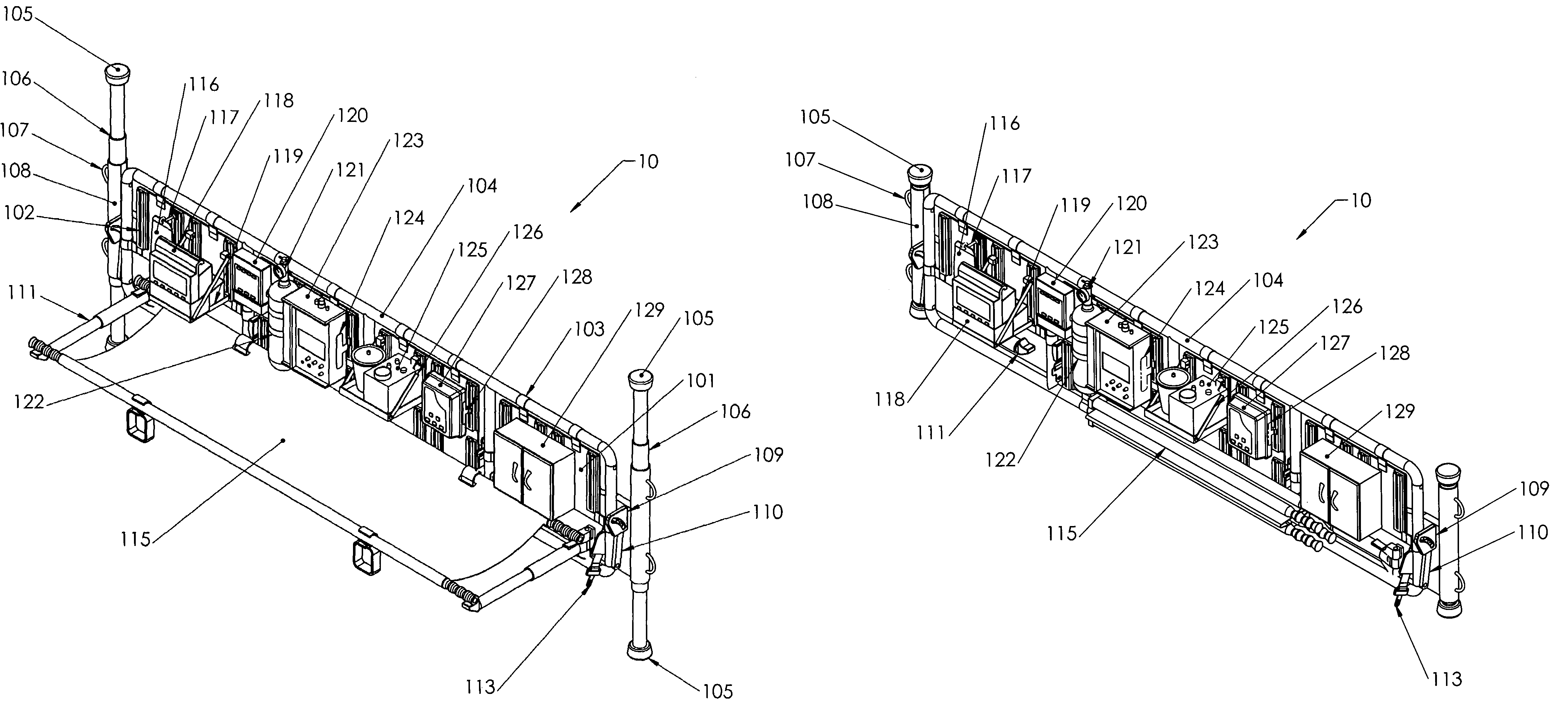 Modular patient support system