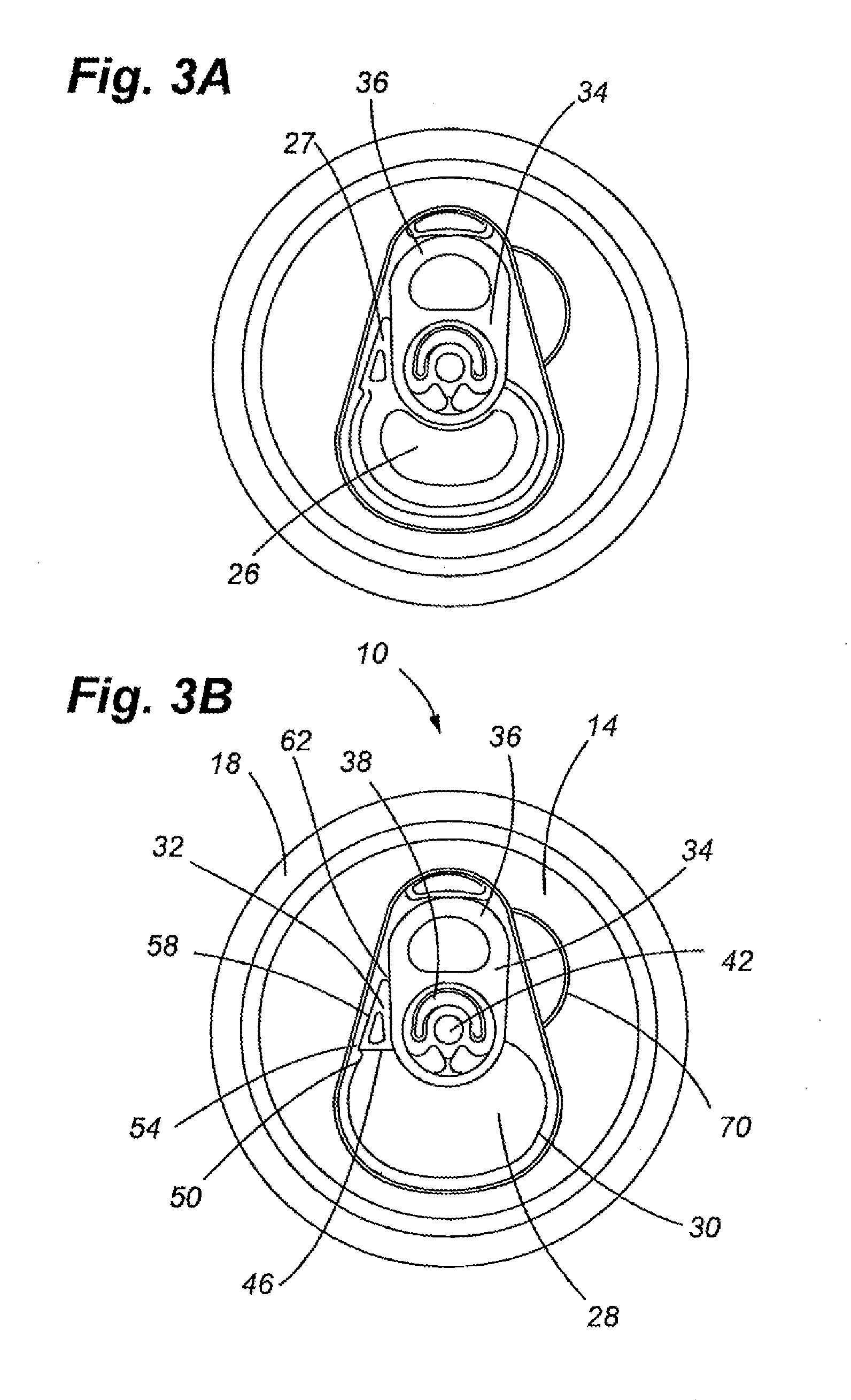 Container end closure with optional secondary vent opening