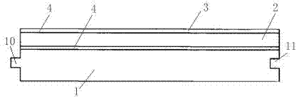 Buckling type environment-friendly floor