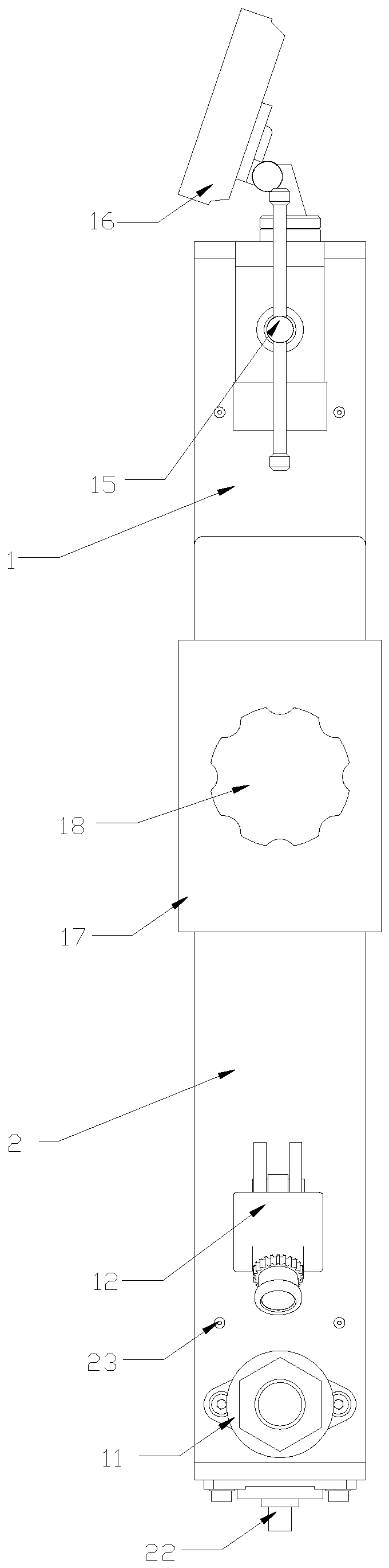 Special visual fast wrench in limited space