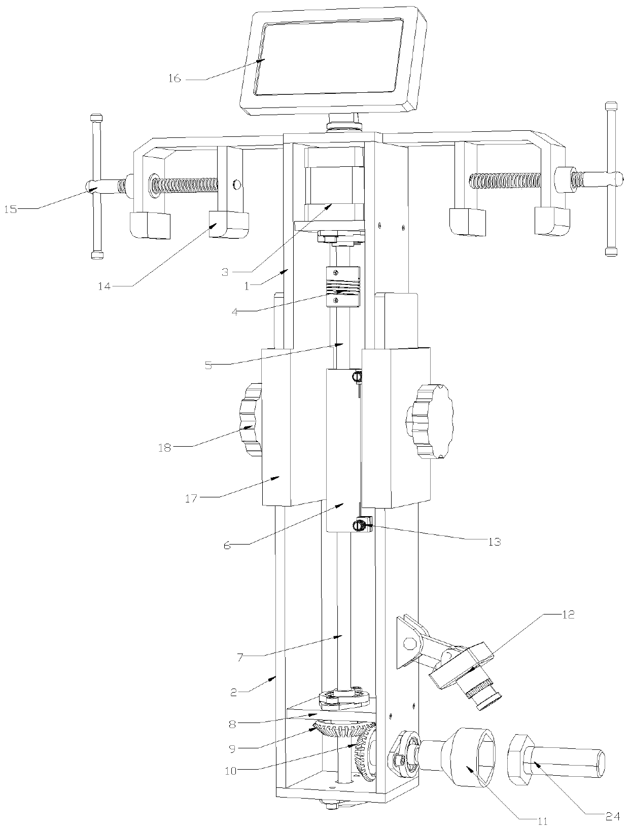 Special visual fast wrench in limited space