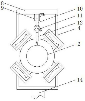 Cable stripping device with adjustment function and stripping method