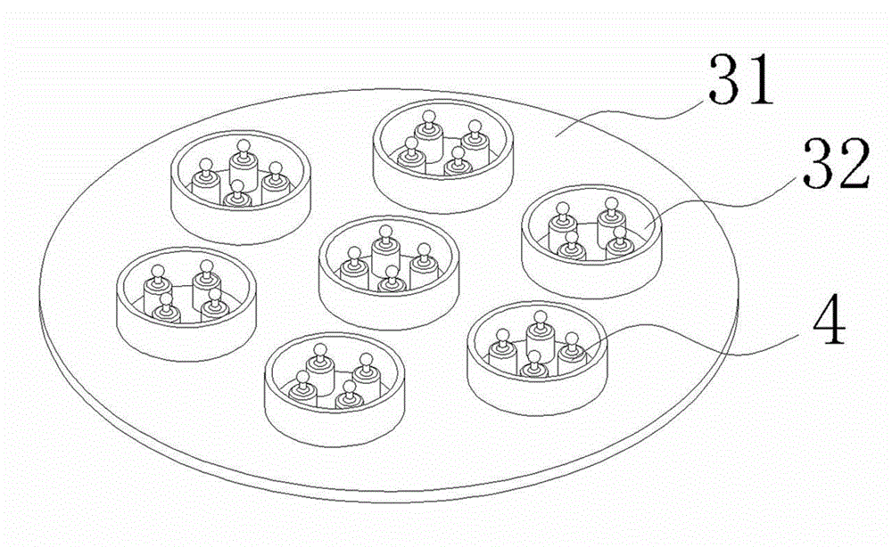 Method for simulating work environment for testing high-temperature stability of plastic filler and special device thereof